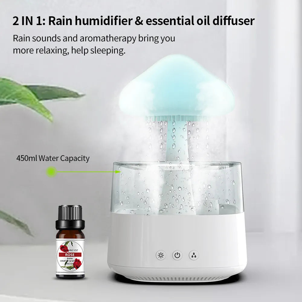 RAINDROP HUMIDIFIER/DIFFUSER